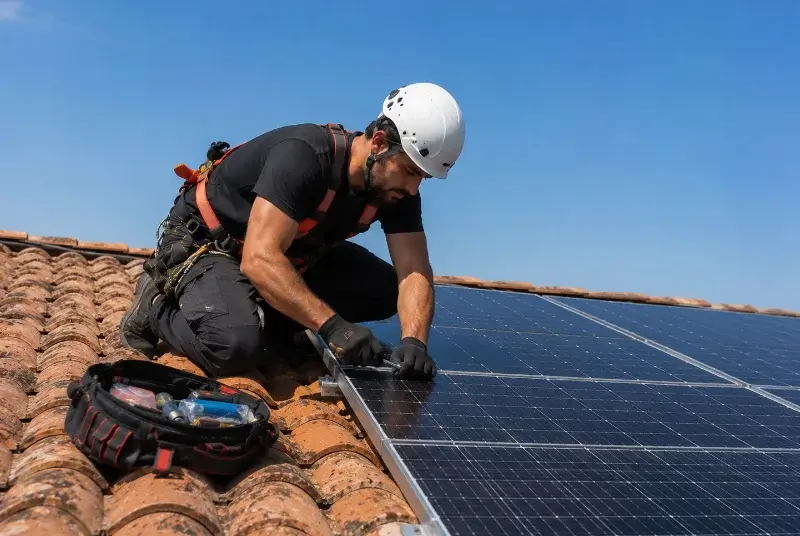 Maintenance et monitoring de panneaux solaires à Saint-Jean-Lherm